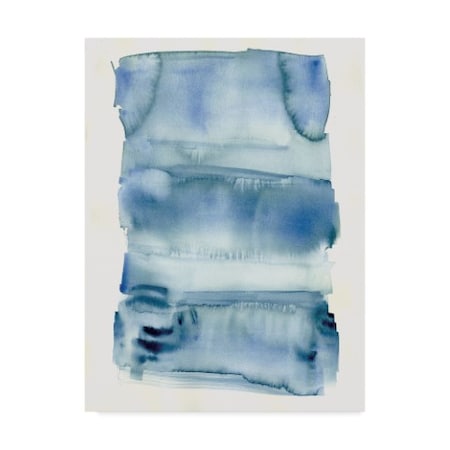 Summer Tali Hilty 'Abstract Blue Watercolor' Canvas Art,14x19